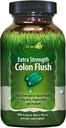 Irwin Naturals Extra Strength Colon Flush Quick & Powerful Digestive + Constipation Support Supplement with Psyllium, Acai, Triphala + Soothing Botanicals - 60 Liquid Softgels