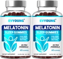 EVYOUNG Melatonin Gummies,Sleep Support for Adults,1000 mcg Melatonin 120 Gummies up to a 60 Day Supply,Supplement for Sleeping