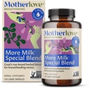 Motherlove More Milk Special Blend (120 Capsule Value Size) Herbal Lactation Supplement w/Goat’s Rue to Build Breast Tissue & Support Breast Milk Supply—Non-GMO, Organic Herbs, Vegan, Soy-Free