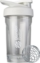 BlenderBottle Sport Shaker Bottle with Wire Whisk, 24-Ounce, White – Protein Shakes & Hydration for Athletes & Fitness Enthusiasts, Easy Mixing, Durable & Lightweight, Lockable Lid
