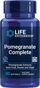 Life Extension Pomegranate Complete, Fruit Extract, Flower, Seed Oil Extract, Cardiovascular Health, antioxidant Support, superfood Supplement, Gluten Free, Non-GMO, 30 softgels