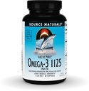 Source Naturals Arctic Pure Omega-3 Fish Oil, Maximum Strength EPA/DHA for Heart, Joint, Brain, and Immunity - 1125mg - 60 Softgels