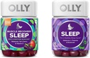 OLLY Muscle Recovery Sleep Gummies with Melatonin, Tart Cherry, Vitamin D, 40 Count Sleep Gummy with Melatonin, L-Theanine, Chamomile, 50 Count