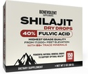 Premium Shilajit Dry Drops - (150 Count, 250mg Each) Maximum Potency Pure Shilajit for Men with 40% Fulvic Acid & 85+ Trace Minerals for Energy, Metabolism & Immune Health - Non-GMO & Made in USA